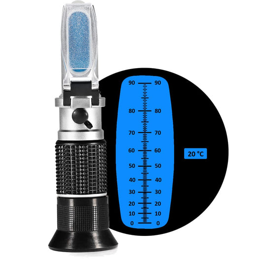 Hanimax 0-90% Refractometer Brix High Accurate with ATC,Sugar Content Measurement for Sugar Food Fruit Beverages Honey