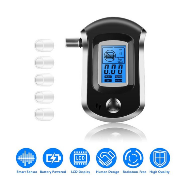 HANIMAX Professional Advance Digital Alcohol Tester Breath Analyzer Precision Alcohol Detection, Rapid Response, Quick and Easy Portable Design for Easy Operation, Use Anytime Anywhere